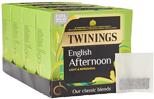 Twinings English Afternoon Tea 400 Tea Bags (Multipack of 4 X 100 Tea Bags)