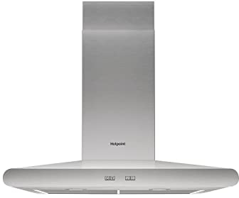 Hotpoint 70cm Chimney Cooker Hood - Stainless Steel