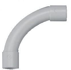 Gaestopas - Manguito union curvado 90 pvc m25 gris