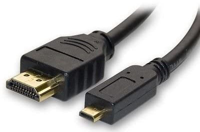 Sony Handycam HDR-GW66 - Cable micro HDMI a HDMI para conectar a TV HDTV 3D 4K