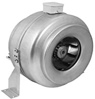 Ventilatore centrifugo in linea a pale rovesce in lamiera d’acciaio zincata per estrazione aria viziata diametro 200