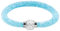 Mianova Damen Armband Armreif Stardust mit Kristallen Glitzerkugel und Magnetverschluß Türkis
