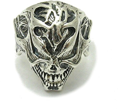 Sterling silber 925 Ring Totenkopf Empress Größe 52-74