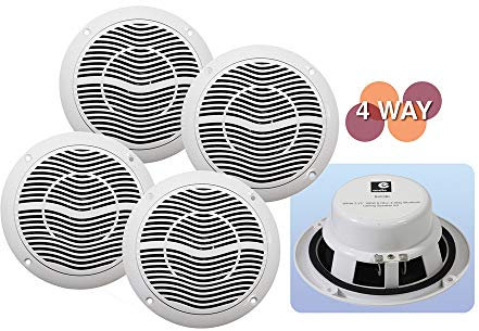 E-Audio B403BL 4 Way Bluetooth Ceiling Speaker Kit