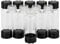 Pxyelec Clear Liquid Sampling Sample Glass Bottles Vials Screwcap Capacity 10 ML(1/3 Oz) Pack of 10 (Clear)