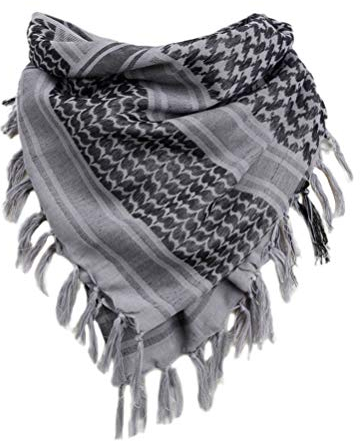 LIOOBO Military Cotton Scarf Square Breathable Arab Neck Shawl Scarf Palestine Scarf for Outdoor Travel