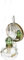 KOTARBAU Öllampe Mit Spiegel & Dochthalter Petroleumlampe 32,5 cm Höhe Befüllbar Antik Sturmlaterne Glaskolben Tischlampe Laterne Oil lamp Gartenlampe