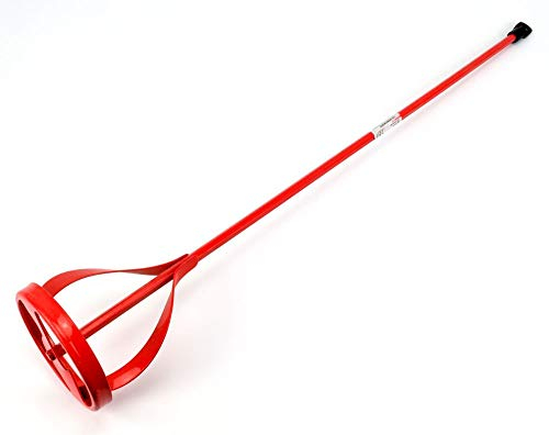 Rührstab 6-Kant lackiert 100 x 600 x 8 mm 1 Stück Mischer Mörtel Gips Farb Rührer Mixer Quirl Wendel