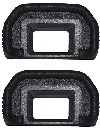 Komet 90D Eyepiece Camera Viewfinder, Compatible for Canon EOS 90D 80D 70D 60D 50D 40D 20D/5DII 6DII, Replaces EB (2 Packs)