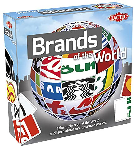 Tactic Games 58163 Brands of The World, Multicolor
