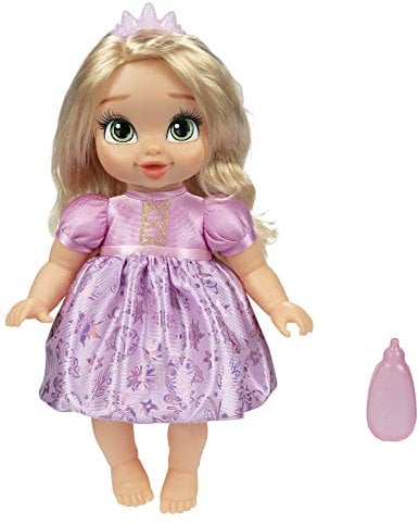 Disney Princess Rapunzel Babypuppe mit Babyflasche & Tiara