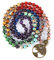 Farfume 7 Chakra 108 Mala Beads Bracelet Real Healing Gemstone Yoga Meditation Hand Knotted Mala Prayer Bead Necklace(Tree of Life - 6mm Beads)