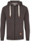 Blu Apparel Mens Full Zip Jenson Hoodie - Charcoal - Large