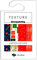 Decopatch TD876C - Packung mit 4 Bögen Texture Papier mit Metallic-Effekt, 30x40 cm, 4 Stück sortiert, Little Gift