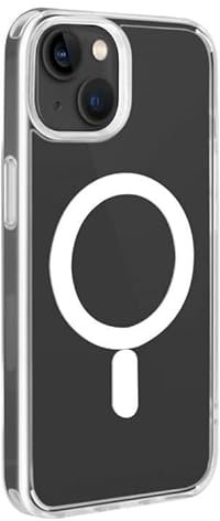 Puro LITE MAG Schutzhülle kompatibel mit iPhone 14 Plus; transparentes TPU; kompatibel mit MagSafe Lade; verstärkte Ecken; iPhone-Schutz auf Allen Seiten
