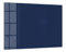 DEQORI Glas-Magnettafel | 120x90 cm groß | Unifarben - Dunkelblau | Memo-Board aus Glas | Magnetboard inkl. Magnete, Stift & Tuch für Küche & Büro | Tafel magnetisch & beschreibbar