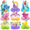 Siphus Tischdekoration Geburtstag Mädchen, 9 Stück Honeycomb Dekorationen, Kindergeburtstage Party Tischdeko, Bienenwabe Mittelstücke fü Prinzessin Thema Geburtstagsparty