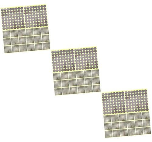 BESPORTBLE 60 Blatt Sportliche Aufkleber Sport Aufkleber Fluoreszierende Zielklebepunkte Aufkleber Schießen Zielklebestellen Für Wild Fluoreszierendes Papier Reparaturzuschuss Fluoreszenz