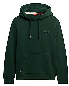 Superdry Herren Essential Hoodie mit Logo Waldgrün XXL