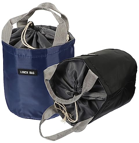 Gogogmee 2 Stück Isoliertaschen Isolierte Heiße Lunchbox Tragbare Lunchbox Süßigkeitenbehälter Kleine Kühltasche Kühltaschen Isolierte Bento-Lunch-Taschen Lunch-Versorgung