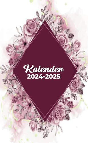 2024-2025 Taschenplaner: 12 Monate Taschenkalender, 2 Jahre Monatsplaner, Kleiner Planer für die Handtasche,... Taschenplaner