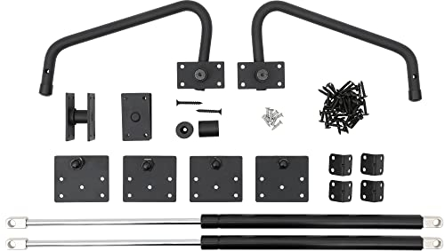 King Size Deluxe Murphy Bed Kit, Murphy Bed Hardware with Two-Stage Gas Spring, All Hardware for Folding Cabinet Wall Bed, DIY Murphy Bed Kit,Comprehensive Guide Including Video Instructions