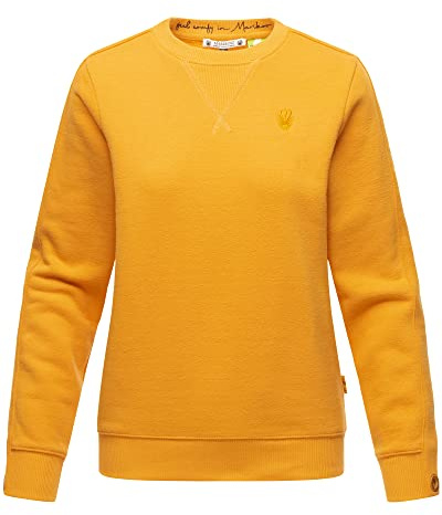 MARIKOO Damen Sweatshirt Pullover Longsleeve aus recyceltem Material Umikoo XS-XXL