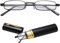 SEMINISMAR Lesebrille,Lesebrille Herren,Lesebrille Damen,Verstellbare Lesebrille,Lesebrille Herren,Lesebrille Damen,Lesebrille Lesehilfe Unisex LesegeräT Mit Brillenetui,Ultrakleine Lesebrille (3,0)