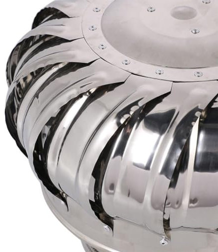 Winddichte Kaminhaube für Lüftungsrohre und Luftabsaugung (Ø160 mm)