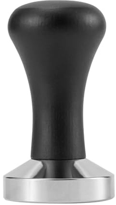 Espresso-Tamper aus Edelstahl, Handpresse, Werkzeug für Café, Hotel, Schwarz, 90 x 49 mm