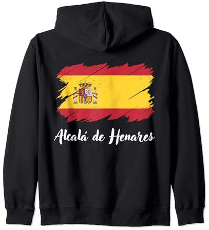 Alcalá de Henares España, Bandera de España, Alcalá de Henares Sudadera con Capucha