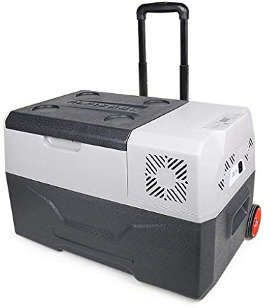 YIHANSS Portable Compressor Fridge Freezer 12v Car Travel Refrigerator & Cooler 2 Modes Large Capacit Automatic Locking Handle for Traveling and Camping For cars and tru