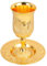 Luxshiny 1ensemble Set De Coupe De Vin Avec Soucoupe Métal Pour Judaïsme Coupe De Kiddush Pour Shabbat Et Pâque De Fête