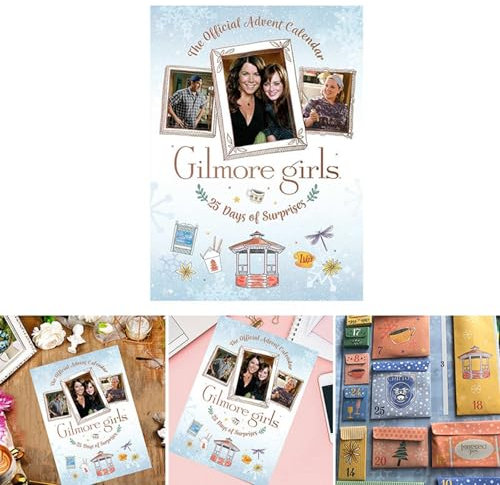 Gilmore Der offizielle Girls Adventskalender 2024 Weihnachtskalender Gilmore Fanartikel Fans Merchandise Weihnachtsferien Adventskalender Countdown Weihnachts-Adventskalender für Frauen Mädchen
