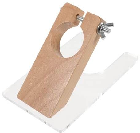 LALAFINA Diy Carpet Trimmer Holder Rug Making Kits Tufting Trimmer Base Sturdy Wooden Shearing Guide for Home Tufting Crafts and Carpet Repair