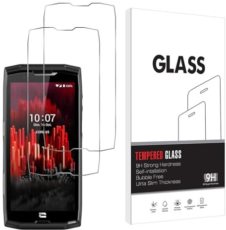 BANISIGA 2 Pièces Verre Trempé pour Crosscall Core X5/X4 Dureté 9H Film, Anti-Rayures, Easy to install,Protection Ecran pour Crosscall Core X5/X4