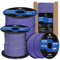 Abma Cord Paracord 3mm 15m 100% Nylon Rope Type II 3 Strands Parachute Cord - Max. 192kg (425lbs) - Purple