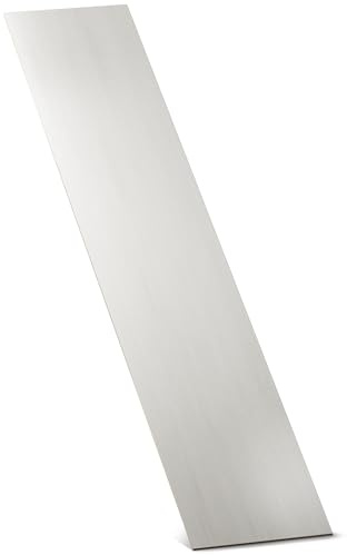 Setzstufen Holz-Optik für Treppenrenovierung | Laminat-Verkleidung für Treppen-Innenseite | Renovierung Stellstufe | Modernes Design in 5 Dekoren | pflegeleicht & robust (White, 1600 x 190 mm)
