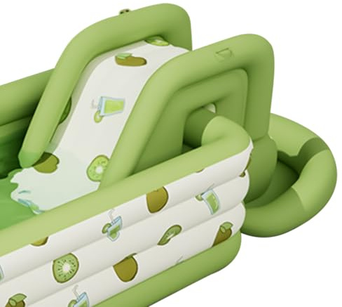 Inflatable Slide For Swimming Pool Paddling Pool Slide,Swimming Accessory Inflatable Kids Toys Reinforced Outdoor Use Family Camping Adults Garden Pool Edge Vacation