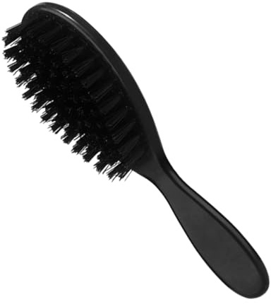 WEKADRIN Vintage Bartbürste mit Nylonborsten Leicht und Langlebig Ergonomischer Griff Multifunktional als Ölkopf Haarschneidebürste für Herren für Friseure und Bartpflege zu Hause