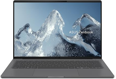 ASUS Zenbook A14 UX3407NA#B0FZL6J1P7, Notebook con display 14 OLED, Glossy, 60Hz, processore Snapdragon® X2 Elite X2E88100,RAM 32GB, 1TB SSD, WIN11 Home, Grigio