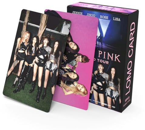 BCHMN Kpop BP Cartes à Collectionner, photo card pour fans, Born Pink World Tour (55 Lomo Cartes, B)