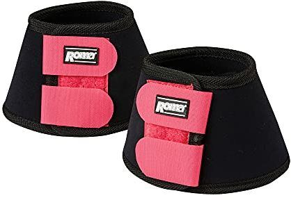 Roma Neopren-Hufglocken II (Pony) (Schwarz/Pink)