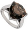 Harry Ivens Damen Ring 925/000 Sterlingsilber Rauchquarz braun RW16