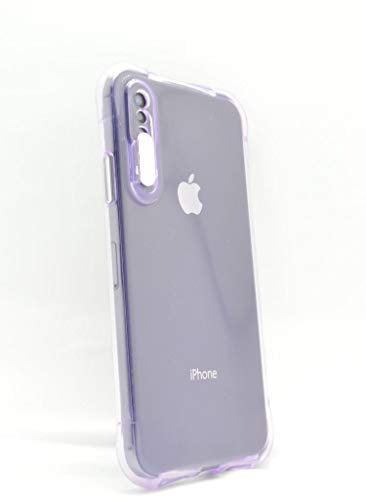 OLIVIA'S PHONES Case For iPhone X Purple Light Up On Calls Slim Fit Gel Back Cases Cover Protector