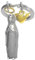 Jesus Schlüsselanhänger Religion Herz, chrom, one size, Antik