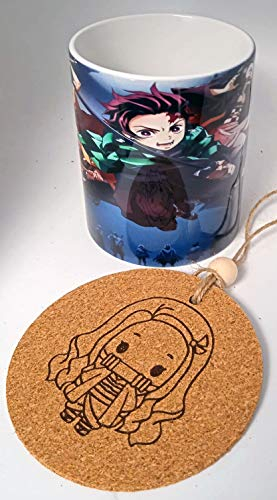 Desconocido Taza y adorno kimetsu no yaiba