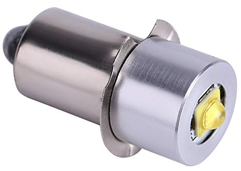 Atyhao 5W 6-24V P13.5S Bombillas de actualización LED de Alto Brillo, Bombillas de conversión LED Lámpara de luz de Trabajo de Emergencia Bombillas de Repuesto para Linterna