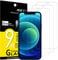 NEW'C Lot de 3, Verre Trempé pour iPhone 12 et iPhone 12 Pro (6,1), Film Protection écran -sans Bulles d'air -Ultra Résistant (0,33mm HD Ultra Transparent) Dureté 9H Glass