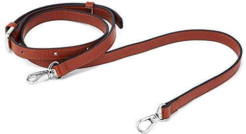 ZOUIQSS Frauen Leder Schulterriemen Trageriemen,Tasche Schultergurte Gurt Riemen für Geldbörse Handtaschen,verstellbare Ersatz Crossbody Bag Strap Tragegurt Umhängegurt(braun)